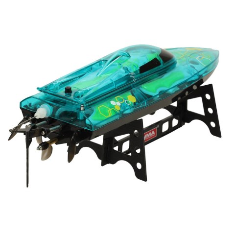 Motorówka zdalnie sterowana RC REVOLT Q7 Illuminator Szybka Łódź 20km/h Zasięg 150m 2.4GHz Silnik Chłodzony Wodą LED Auto-Reset Motorówka zdalnie sterowana RC REVOLT Q7 Illuminator Szybka Łódź 20km/h Zasięg 150m 2.4GHz Silnik Chłodzony Wodą LED Auto-Reset