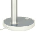 Wentylator biurkowy wiatrak przenośny bezprzewodowy USB z akumulatorem regulowany 4 poziomy mocy LED 38cm biały Wentylator biurkowy wiatrak przenośny bezprzewodowy USB z akumulatorem regulowany 4 poziomy mocy LED 38cm biały