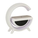 Lampka LED Gamingowa RGB głośnik ładowarka indukcyjna radio budzik zegar Lampka LED Gamingowa RGB głośnik ładowarka indukcyjna radio budzik zegar