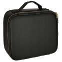 Kosmetyczka organizer na kosmetyki biżuterię kuferek z lusterkiem LED czarny Kosmetyczka organizer na kosmetyki biżuterię kuferek z lusterkiem LED czarny