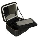 Kosmetyczka organizer na kosmetyki biżuterię kuferek z lusterkiem LED czarny Kosmetyczka organizer na kosmetyki biżuterię kuferek z lusterkiem LED czarny