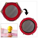 Trampolina do domu ogrodu dla dzieci siatka 140cm 55inch czerwona Trampolina do domu ogrodu dla dzieci siatka 140cm 55inch czerwona