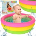 INTEX 57107 Basen ogrodowy dmuchany dla dzieci tęczowy INTEX 57107 Basen ogrodowy dmuchany dla dzieci tęczowy