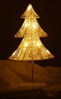Choinka świecąca dekoracja świąteczna 10 LED 39 cm ciepły biały Choinka świecąca dekoracja świąteczna 10 LED 39 cm ciepły biały