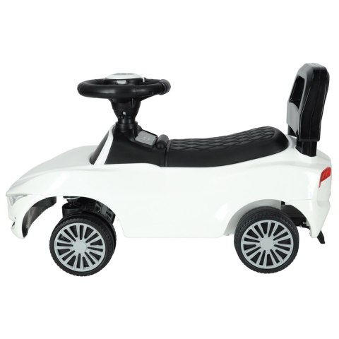 Jeździk pchacz samochód auto z dźwiękiem i światłami biały Jeździk pchacz samochód auto z dźwiękiem i światłami biały