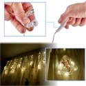 Kurtyna LED na okno girlanda świąteczna choinkowa 3 m 125 LED Kurtyna LED na okno girlanda świąteczna choinkowa 3 m 125 LED