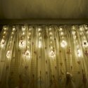 Kurtyna LED na okno girlanda świąteczna choinkowa 3 m 125 LED Kurtyna LED na okno girlanda świąteczna choinkowa 3 m 125 LED