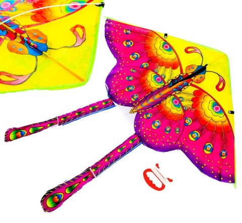 Latawiec duży 90cm motyl fioletowy Latawiec duży 90cm motyl fioletowy