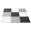 Mata edukacyjna piankowa puzzle szara 180 x 180 cm 9 elementów Mata edukacyjna piankowa puzzle szara 180 x 180 cm 9 elementów