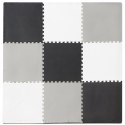 Mata edukacyjna piankowa puzzle szara 180 x 180 cm 9 elementów Mata edukacyjna piankowa puzzle szara 180 x 180 cm 9 elementów