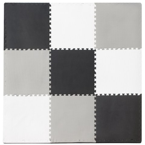 Mata edukacyjna piankowa puzzle szara 180 x 180 cm 9 elementów Mata edukacyjna piankowa puzzle szara 180 x 180 cm 9 elementów