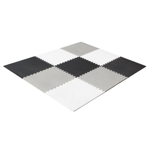 Mata edukacyjna piankowa puzzle szara 180 x 180 cm 9 elementów Mata edukacyjna piankowa puzzle szara 180 x 180 cm 9 elementów