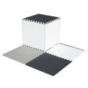 Mata edukacyjna piankowa puzzle szara 180 x 180 cm 9 elementów Mata edukacyjna piankowa puzzle szara 180 x 180 cm 9 elementów