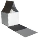 Mata edukacyjna piankowa puzzle szara 180 x 180 cm 9 elementów Mata edukacyjna piankowa puzzle szara 180 x 180 cm 9 elementów