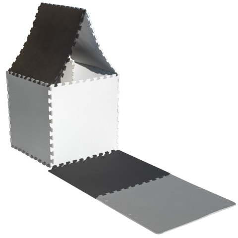 Mata edukacyjna piankowa puzzle szara 180 x 180 cm 9 elementów Mata edukacyjna piankowa puzzle szara 180 x 180 cm 9 elementów