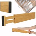 Organizer do szuflady bambusowy separator regulowany na sztućce narzedzia 56cm 1sztuka Organizer do szuflady bambusowy separator regulowany na sztućce narzedzia 56cm 1sztuka