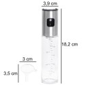 Spryskiwacz do oleju oliwy dozownik w sprayu ze skalą 100ml Spryskiwacz do oleju oliwy dozownik w sprayu ze skalą 100ml