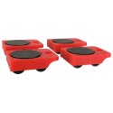 Rolki do transportu zestaw do przesuwania mebli 150kg 5w1 Rolki do transportu zestaw do przesuwania mebli 150kg 5w1