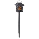 Lampa solarna ogrodowa ażurowa latarenka wisząca wbijana lampion 12 LED Lampa solarna ogrodowa ażurowa latarenka wisząca wbijana lampion 12 LED