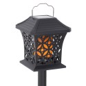 Lampa solarna ogrodowa ażurowa latarenka wisząca wbijana lampion 12 LED Lampa solarna ogrodowa ażurowa latarenka wisząca wbijana lampion 12 LED
