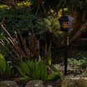 Lampa solarna ogrodowa ażurowa latarenka wisząca wbijana lampion 12 LED Lampa solarna ogrodowa ażurowa latarenka wisząca wbijana lampion 12 LED