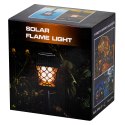 Lampa solarna ogrodowa ażurowa latarenka wisząca wbijana lampion 12 LED Lampa solarna ogrodowa ażurowa latarenka wisząca wbijana lampion 12 LED
