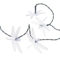 Lampki ogrodowe solarne ważki 6,5m 30LED multikolor Lampki ogrodowe solarne ważki 6,5m 30LED multikolor