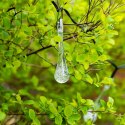 Lampki solarne ogrodowe łezki 6,5m 30LED zimny biały Lampki solarne ogrodowe łezki 6,5m 30LED zimny biały