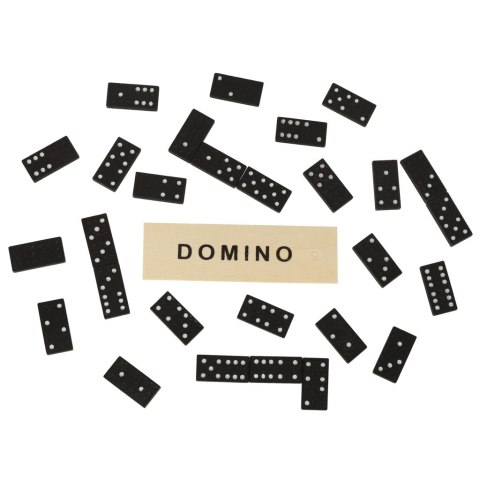 Domino drewniane klocki gra rodzinna + pudełko Domino drewniane klocki gra rodzinna + pudełko
