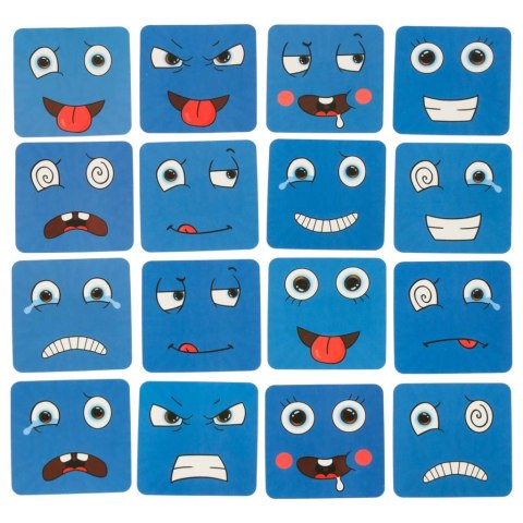 Gra edukacyjne wyzwania nauka emocji klocki drewniane Gra edukacyjne wyzwania nauka emocji klocki drewniane