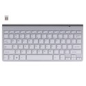 Klawiatura bezprzewodowa bluetooth Smart TV srebrna Klawiatura bezprzewodowa bluetooth Smart TV srebrna