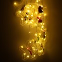 Kurtyna Led na okno girlanda gwiazdki świąteczna choinkowa 3 m 125 LED Kurtyna Led na okno girlanda gwiazdki świąteczna choinkowa 3 m 125 LED