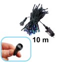 Lampki LED łańcuch świetlny świąteczne choinkowe 10m 100LED multikolor 8 trybów świecenia Lampki LED łańcuch świetlny świąteczne choinkowe 10m 100LED multikolor 8 trybów świecenia