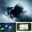 Lampki LED łańcuch świetlny świąteczne choinkowe 10m 100LED zimny biały 8 trybów świecenia Lampki LED łańcuch świetlny świąteczne choinkowe 10m 100LED zimny biały 8 trybów świecenia