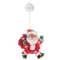 Lampki LED wisząca ozdoba dekoracja okna świąteczna przyssawka Mikołaj z prezentami Lampki LED wisząca ozdoba dekoracja okna świąteczna przyssawka Mikołaj z prezentami