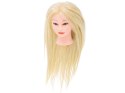 Główka głowa treningowa fryzjerska naturalne włosy blond Główka głowa treningowa fryzjerska naturalne włosy blond