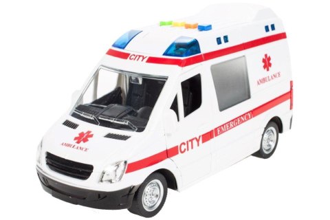 Karetka ambulans z dźwiękiem napędem 1:16 Karetka ambulans z dźwiękiem napędem 1:16