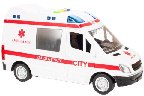 Karetka ambulans z dźwiękiem napędem 1:16 Karetka ambulans z dźwiękiem napędem 1:16
