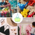Torba plażowa duża na plażę worek siatka na zabawki zakupy uchwyt wakacje etui