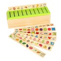 Sorter drewniany układanka logiczna dopasuj obrazki Sorter drewniany układanka logiczna dopasuj obrazki