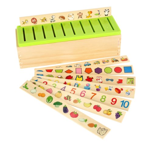 Sorter drewniany układanka logiczna dopasuj obrazki Sorter drewniany układanka logiczna dopasuj obrazki