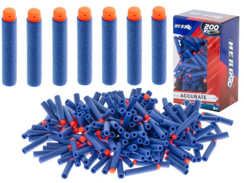 Strzałki pociski do wyrzutni niebieskie 7,2cm BOX 200szt. Strzałki pociski do wyrzutni niebieskie 7,2cm BOX 200szt.