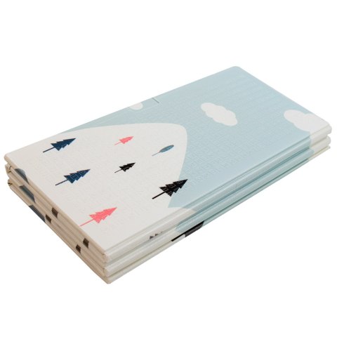 Mata edukacyjna dwustronna składana ulica las 177 x 198 x 1 cm Mata edukacyjna dwustronna składana ulica las 177 x 198 x 1 cm