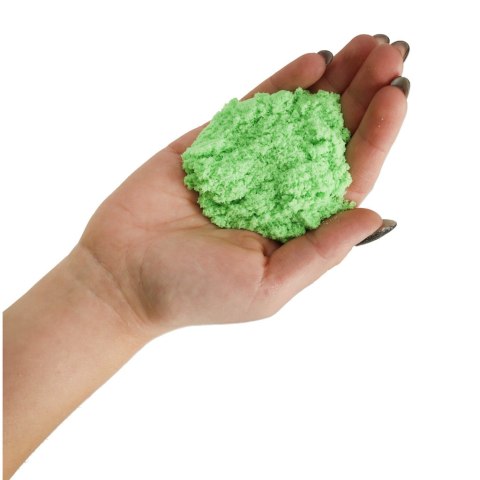 Piasek kinetyczny 1kg w woreczku zielony Piasek kinetyczny 1kg w woreczku zielony