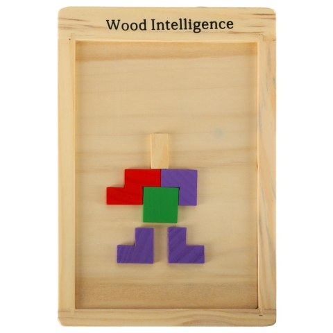 Puzzle drewniane układanka tetris klocki 40el. Puzzle drewniane układanka tetris klocki 40el.