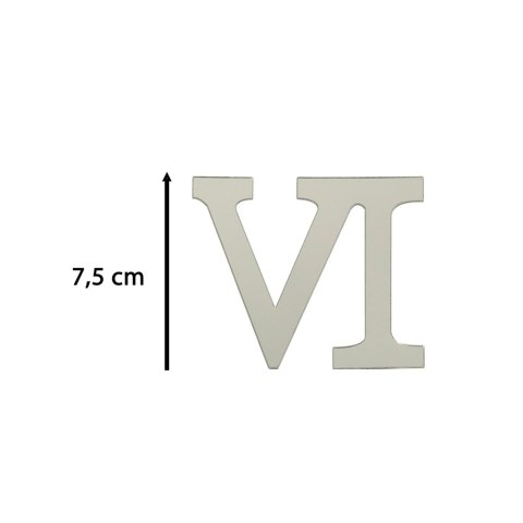 Zegar Ścienny naklejany DIY 3D regulowany rzymski srebrny 130cm Zegar Ścienny naklejany DIY 3D regulowany rzymski srebrny 130cm