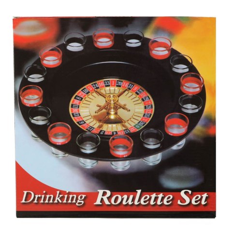 Imprezowa ruletka alkoholowa gra zestaw + kieliszki 16 szt. Imprezowa ruletka alkoholowa gra zestaw + kieliszki 16 szt.