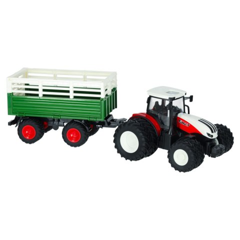 Traktor RC ciągnik rolniczy z przyczepą 2,4G 3,7V 500mAh Traktor RC ciągnik rolniczy z przyczepą 2,4G 3,7V 500mAh