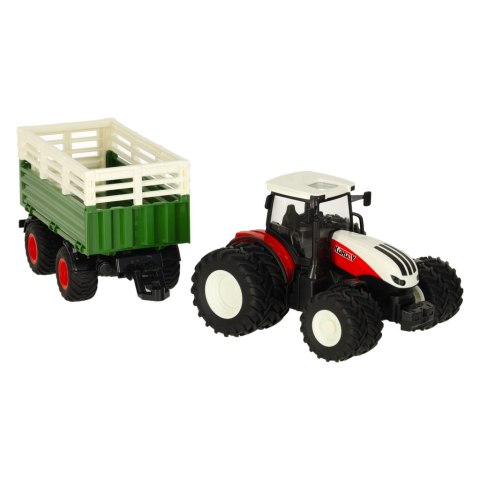 Traktor RC ciągnik rolniczy z przyczepą 2,4G 3,7V 500mAh Traktor RC ciągnik rolniczy z przyczepą 2,4G 3,7V 500mAh