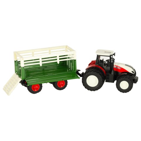 Traktor RC ciągnik rolniczy z przyczepą 2,4G 3,7V 500mAh Traktor RC ciągnik rolniczy z przyczepą 2,4G 3,7V 500mAh